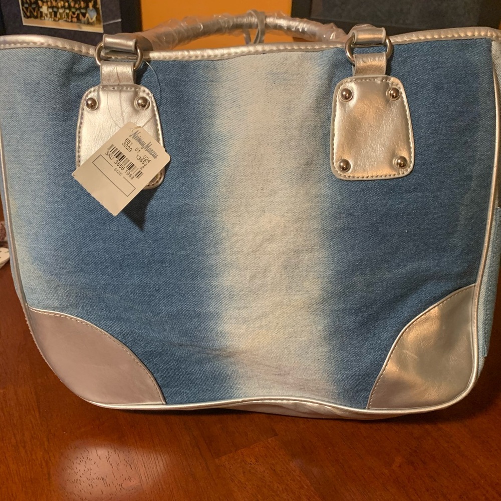 Neiman Marcus Denim Tote